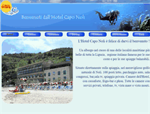 Tablet Screenshot of hotelcaponoli.it